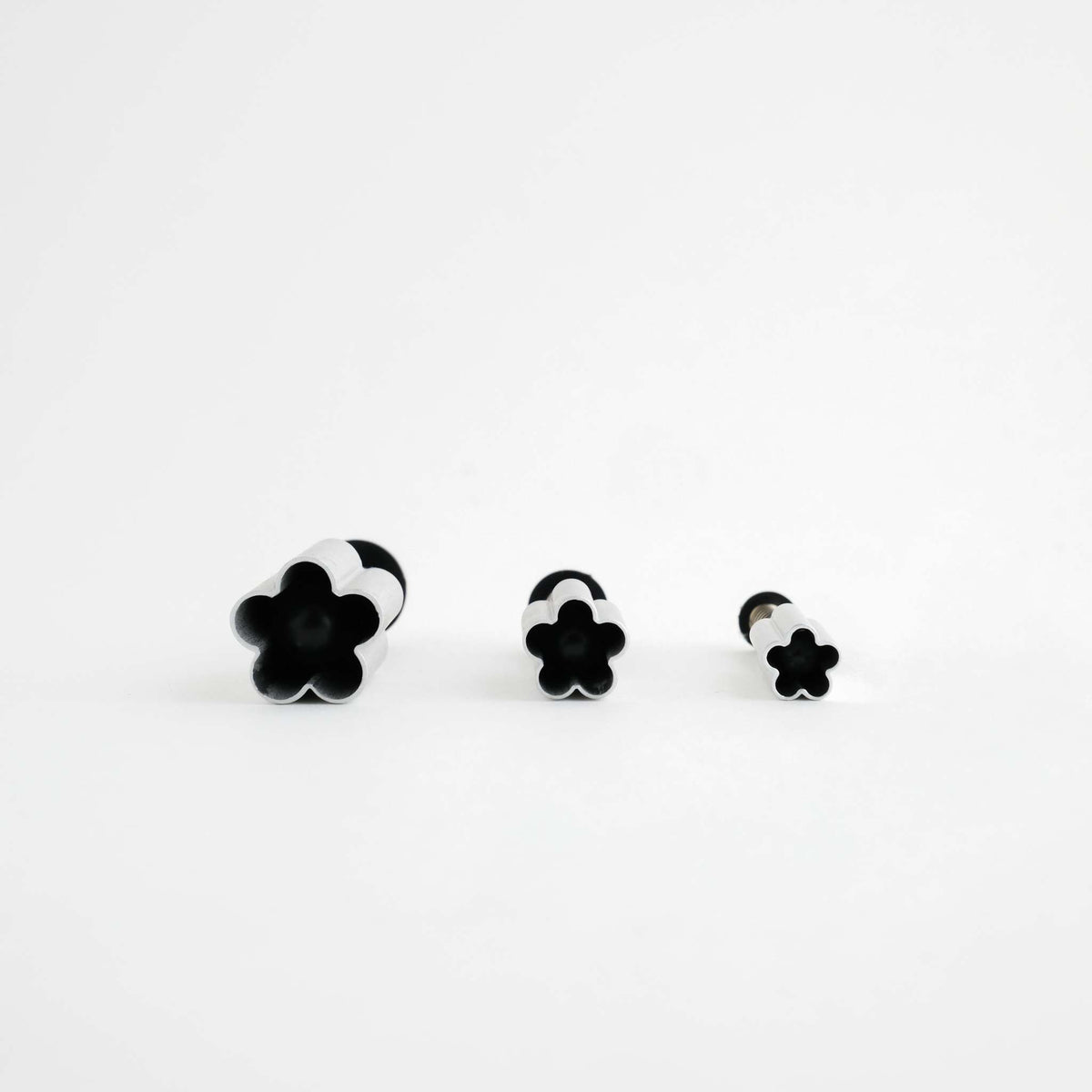 Flower Blossom Fondant Plunger Cutters Set Of 3