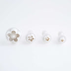 Floral Plunger Cutters - S/M/L/XL Blütenblüte-Set mit 4 Stück