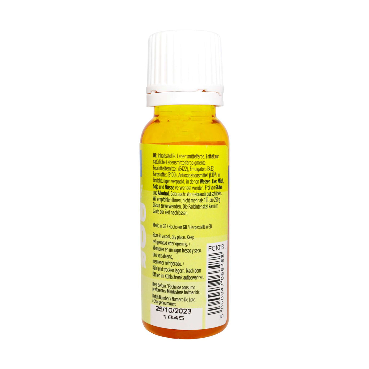 Yellow Natural Liquid Food Colour (25ml)
