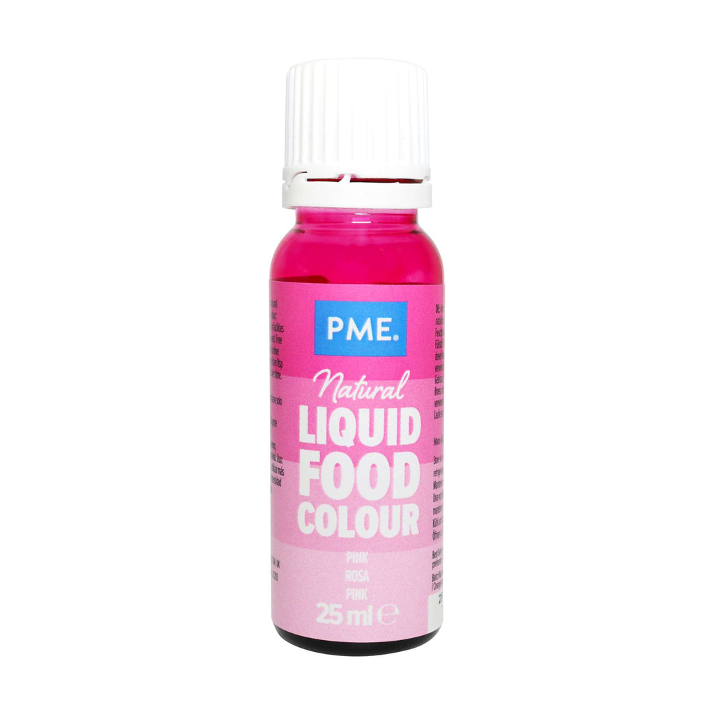 100% Naturel Colorant Alimentaire Liquides - Pink (25ml)