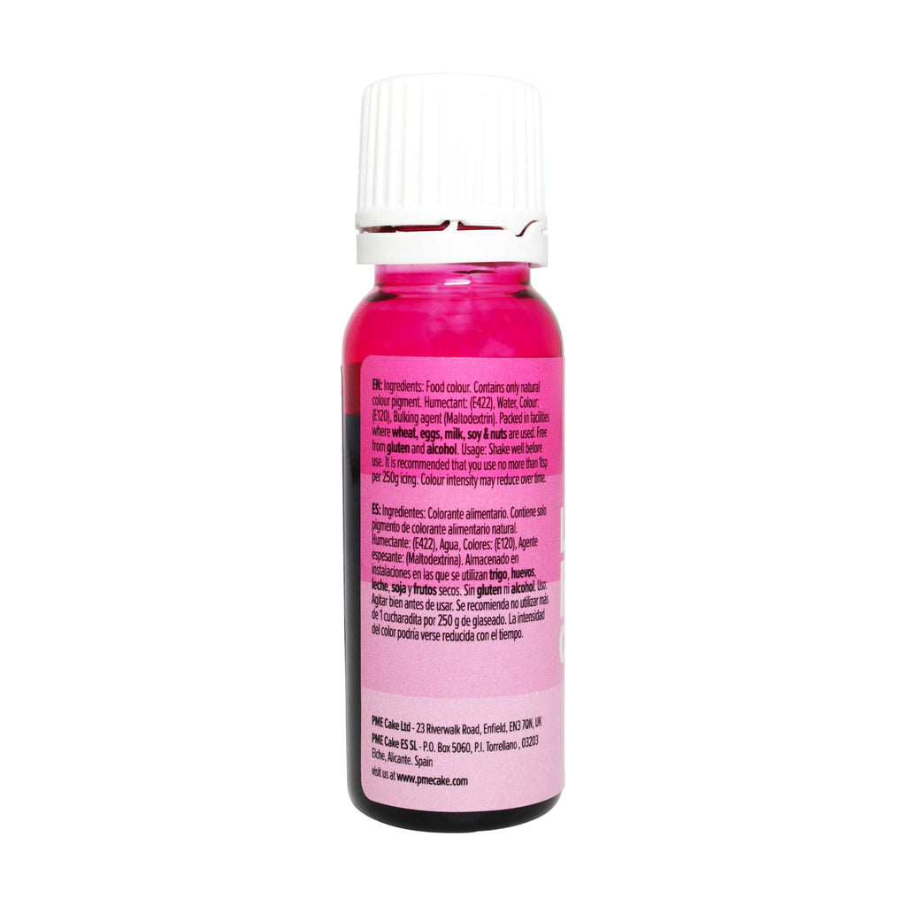 100% Naturel Colorant Alimentaire Liquides - Pink (25ml)