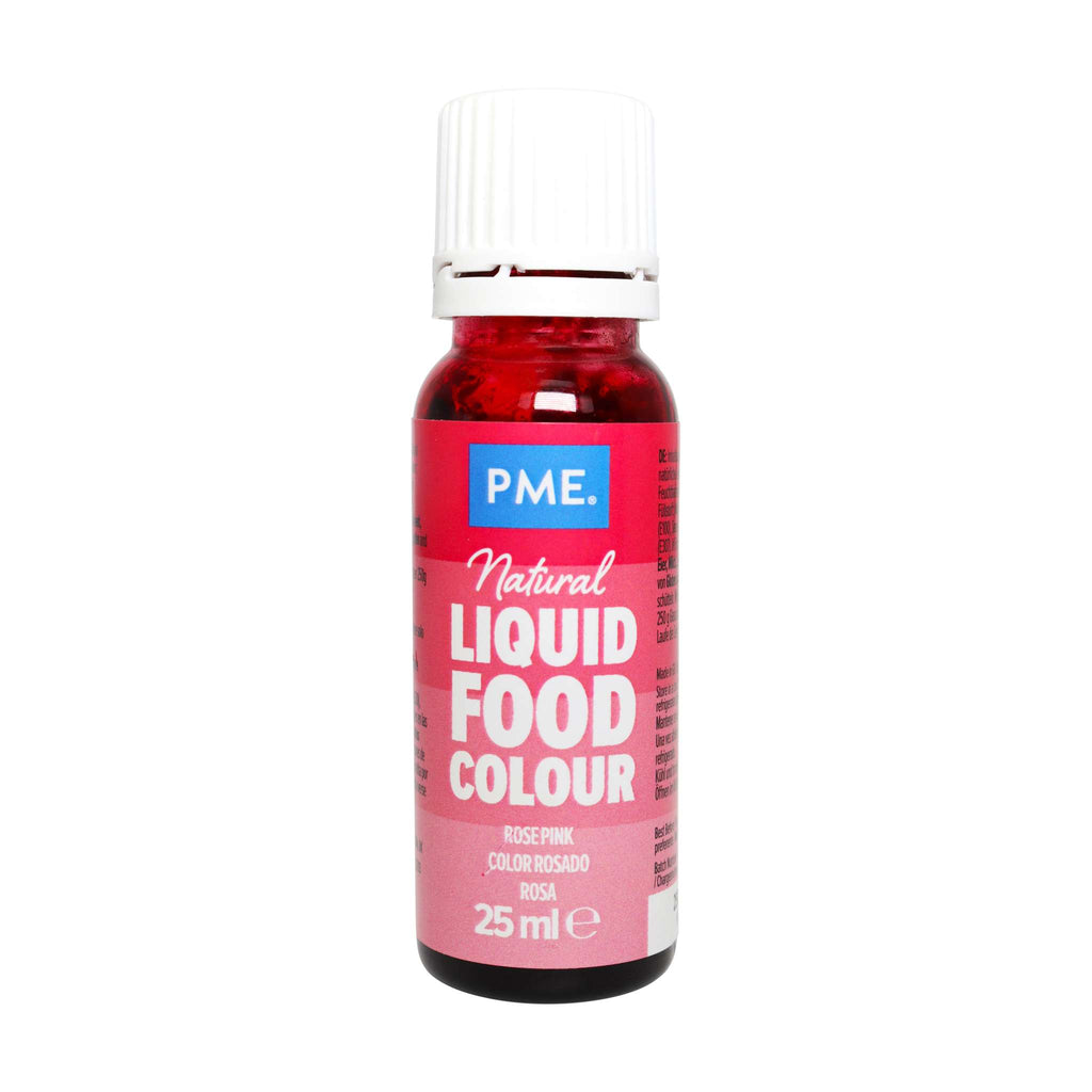 Rose Pink Natural Liquid Food Colour (25ml)