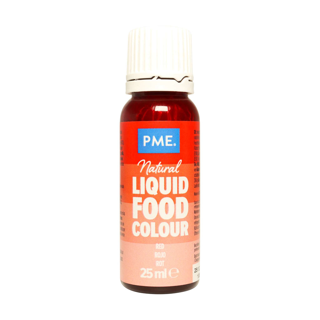 100% natürliches flüssiges Lebensmittelfarbstoff - Rot (25ml)
