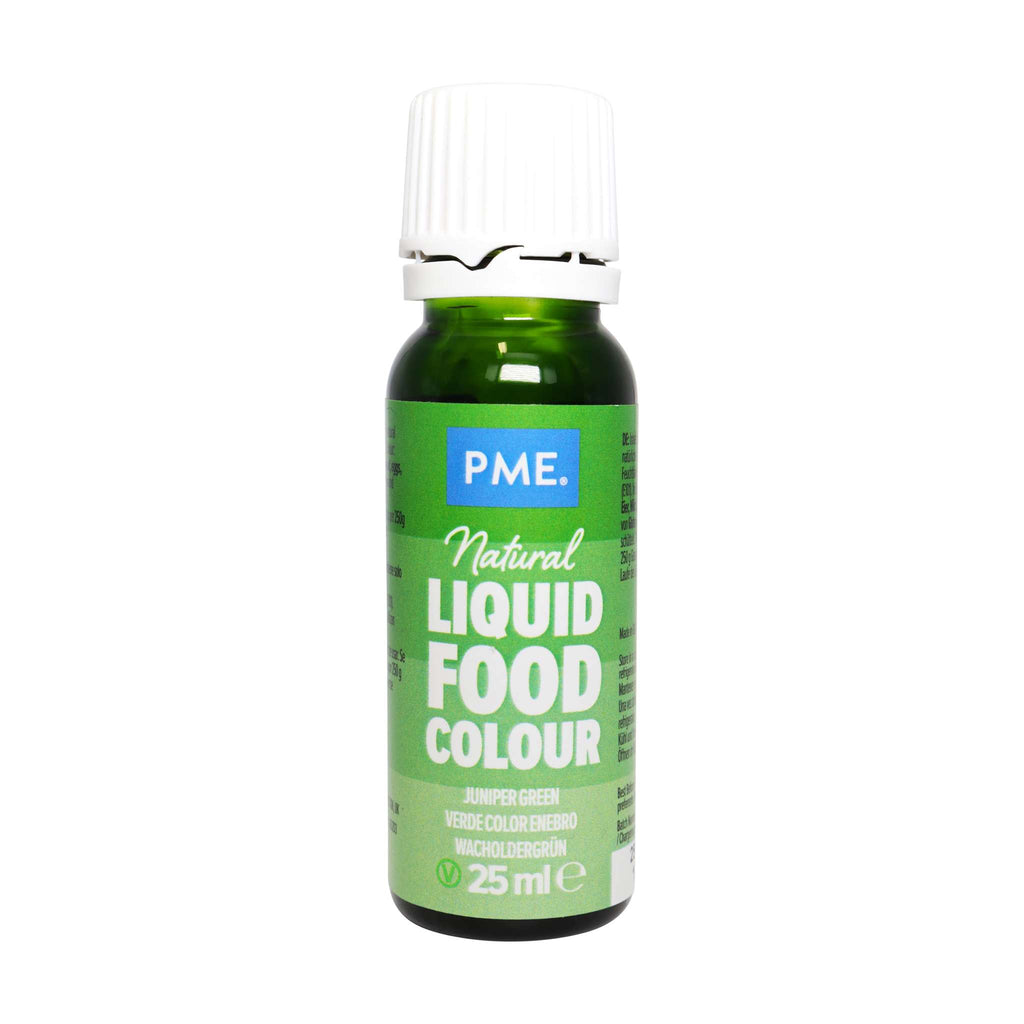 100% Naturel Colorant Alimentaire Liquides - Vert genévrier (25ml)