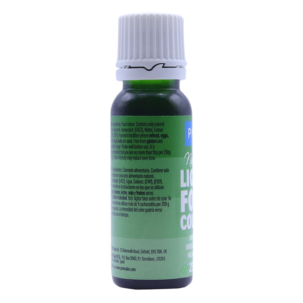100% Naturel Colorant Alimentaire Liquides - Vert genévrier (25ml)