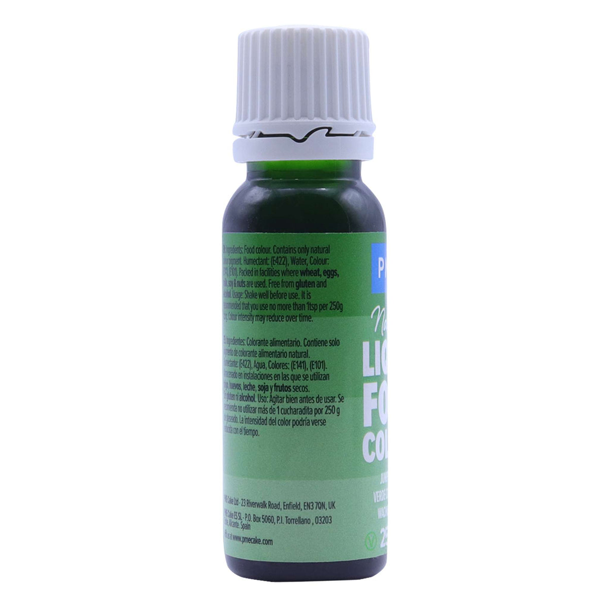 100% Naturel Colorant Alimentaire Liquides - Vert genévrier (25ml)