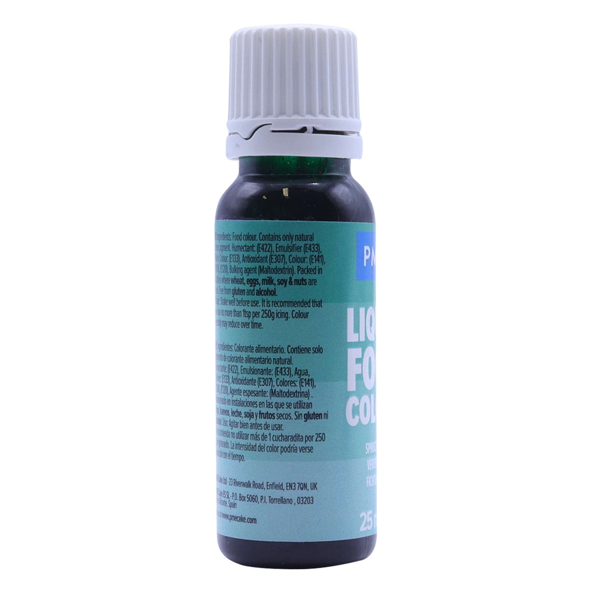 Vloeibare Voedselkleurstof - Sparrengroen (25ml)