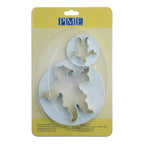 Father Christmas Fondant Cutters Set Of 2