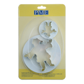 Father Christmas Fondant Cutters Set Of 2