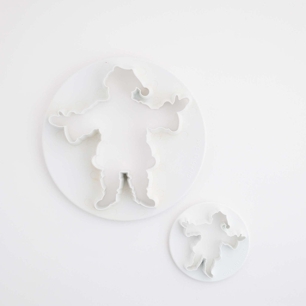 Father Christmas Fondant Cutters Set Of 2