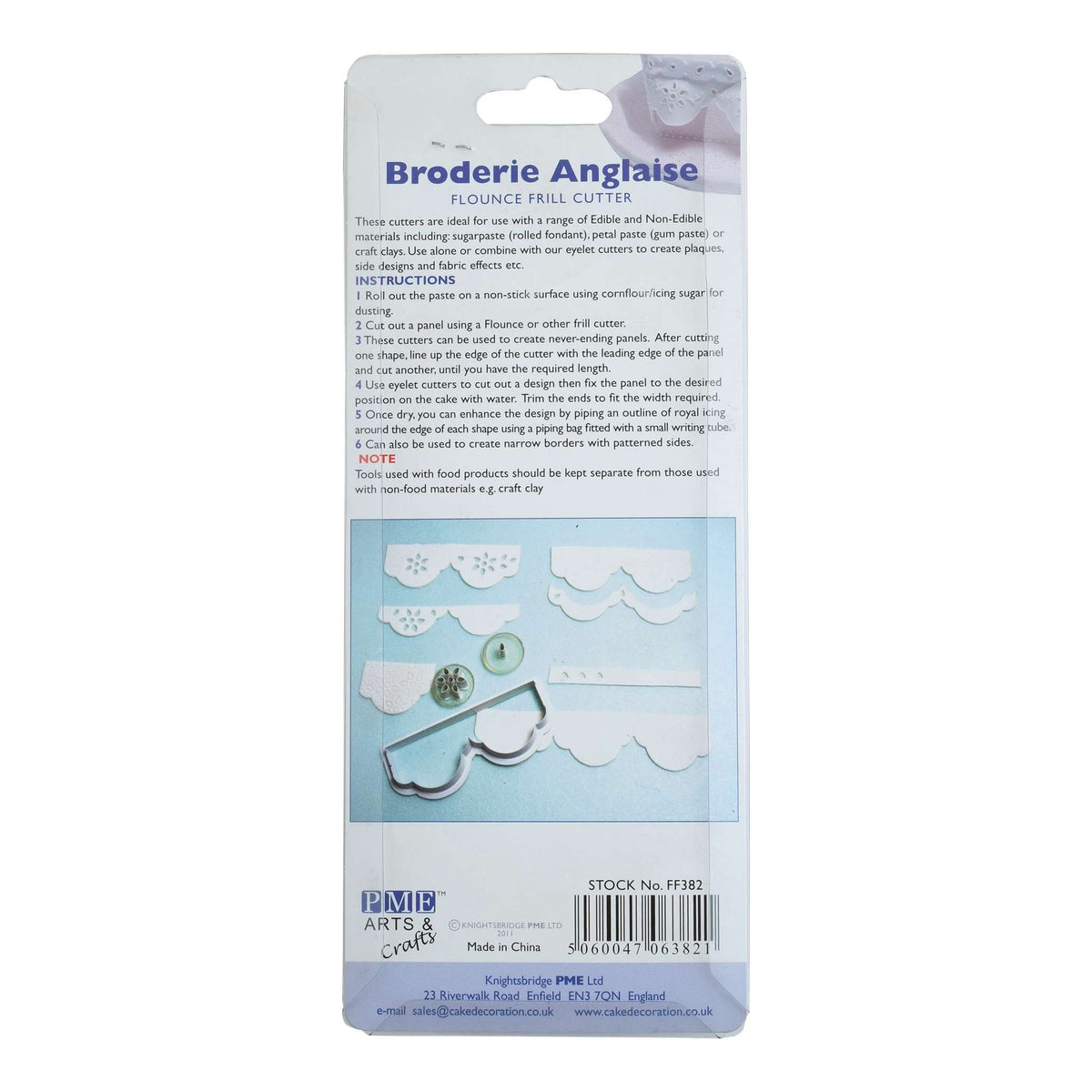 Emporte-pièces Broderie - Volant Flounce Frill (127 x 45mm / 5 x 1,8 po)