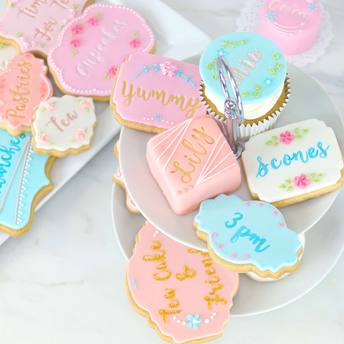 Collection 1 Fun Fonts Cupcake And Cookie Stamping Set