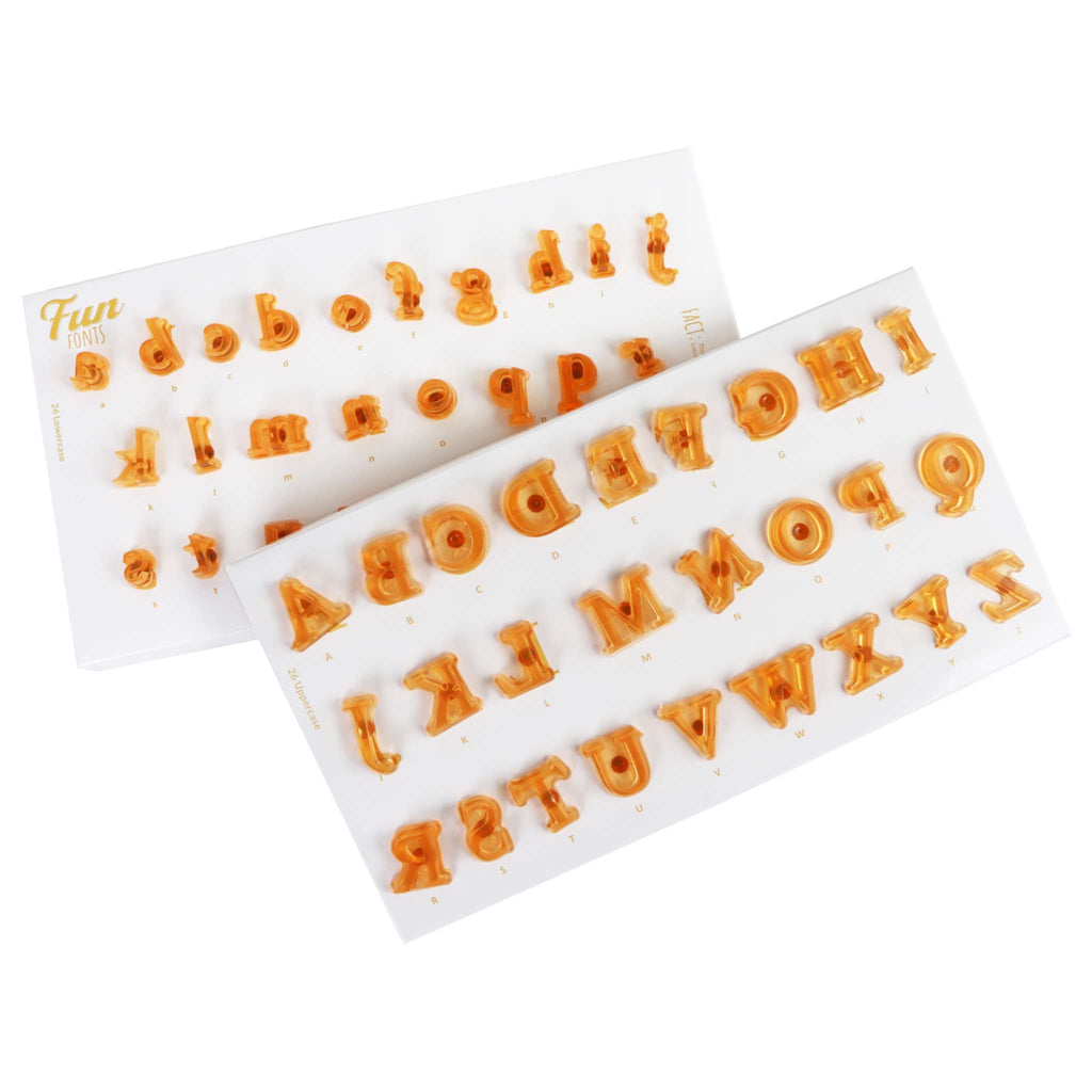 Collection 2 Fun Fonts Letter Stamping Set