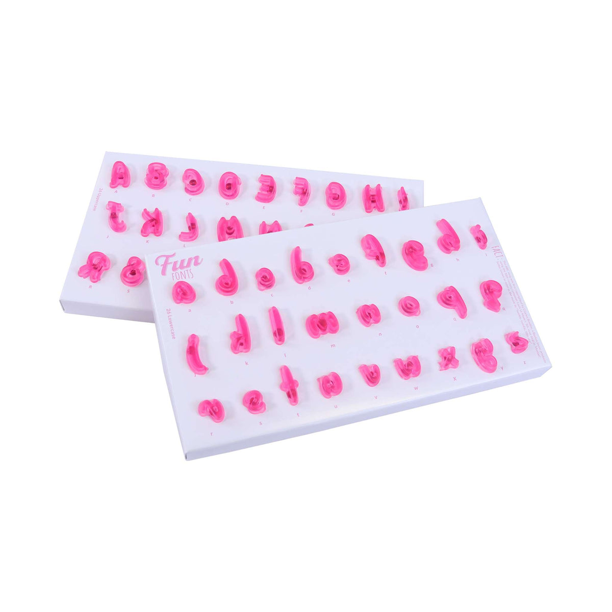 Collection 3 Fun Fonts Letter Stamping Set