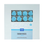 Sugar Roses Blue, 40mm, Pack of 36