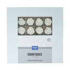 40mm Rosas de Azúcar para Decoración de Pasteles, Set de 36 (Blanco)