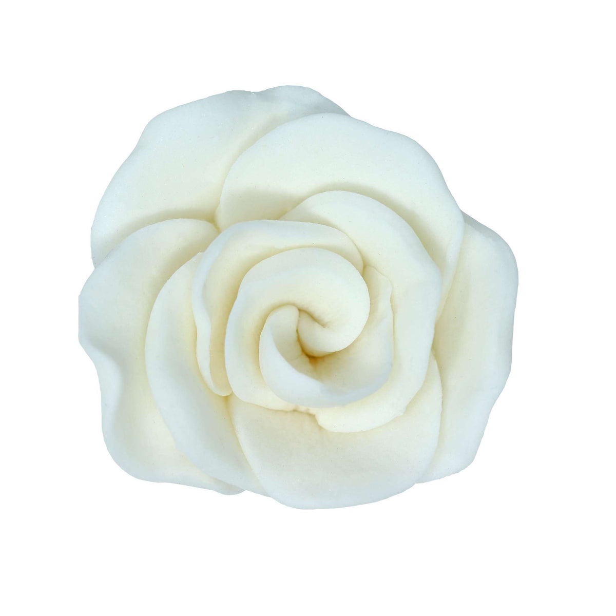 40mm Rosas de Azúcar para Decoración de Pasteles, Set de 36 (Blanco)