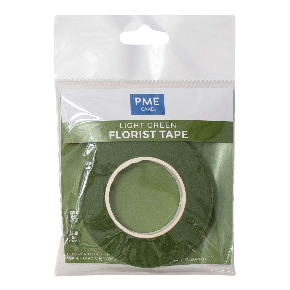 Cinta Autoadhesiva para Flores Verde Claro