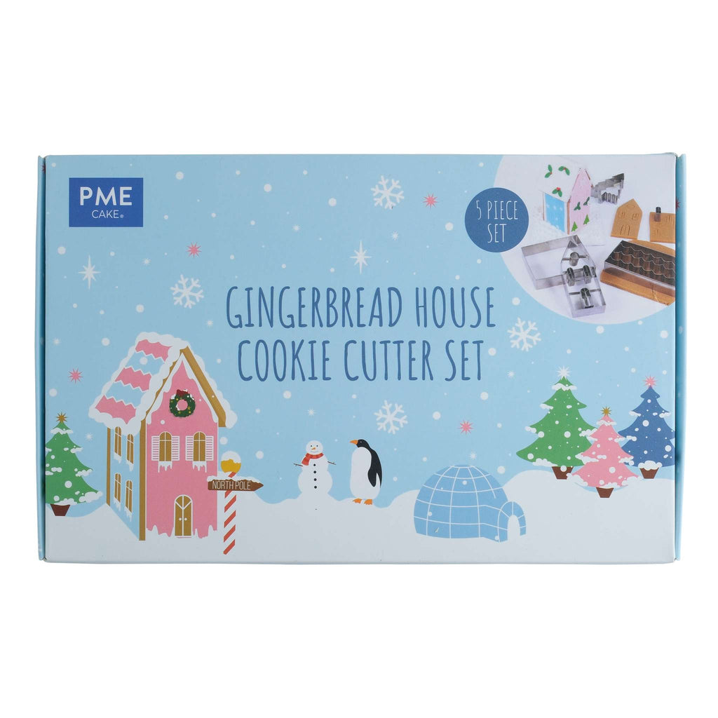 Gingerbread House Cookie Cutters Set Of 5