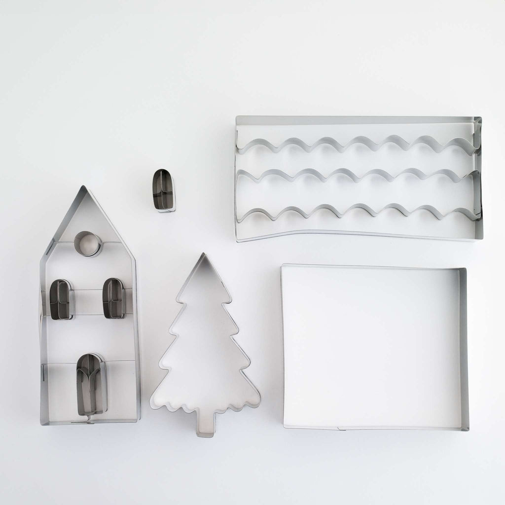 Gingerbread House Cookie Cutters Set Of 5