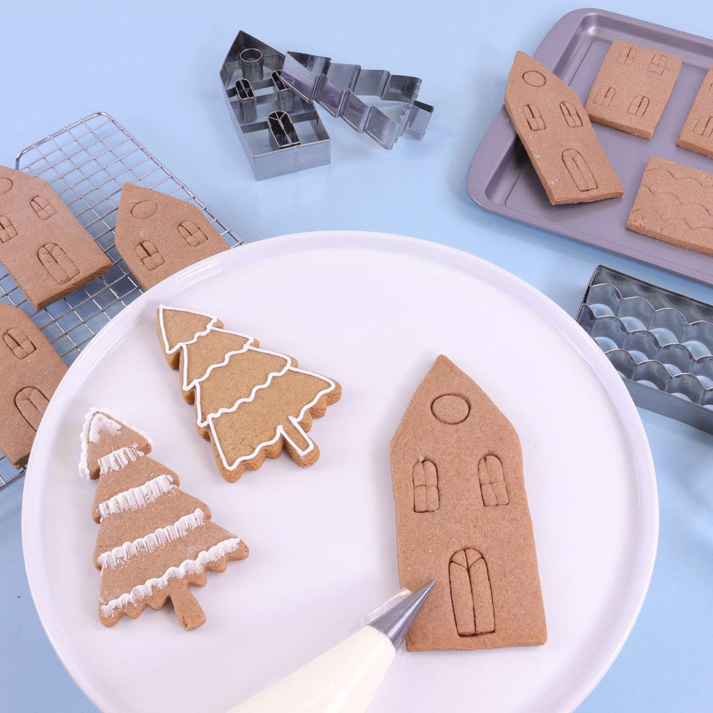 Gingerbread House Cookie Cutters Set Of 5