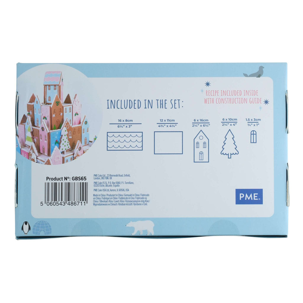 Gingerbread House Cookie Cutters Set Of 5