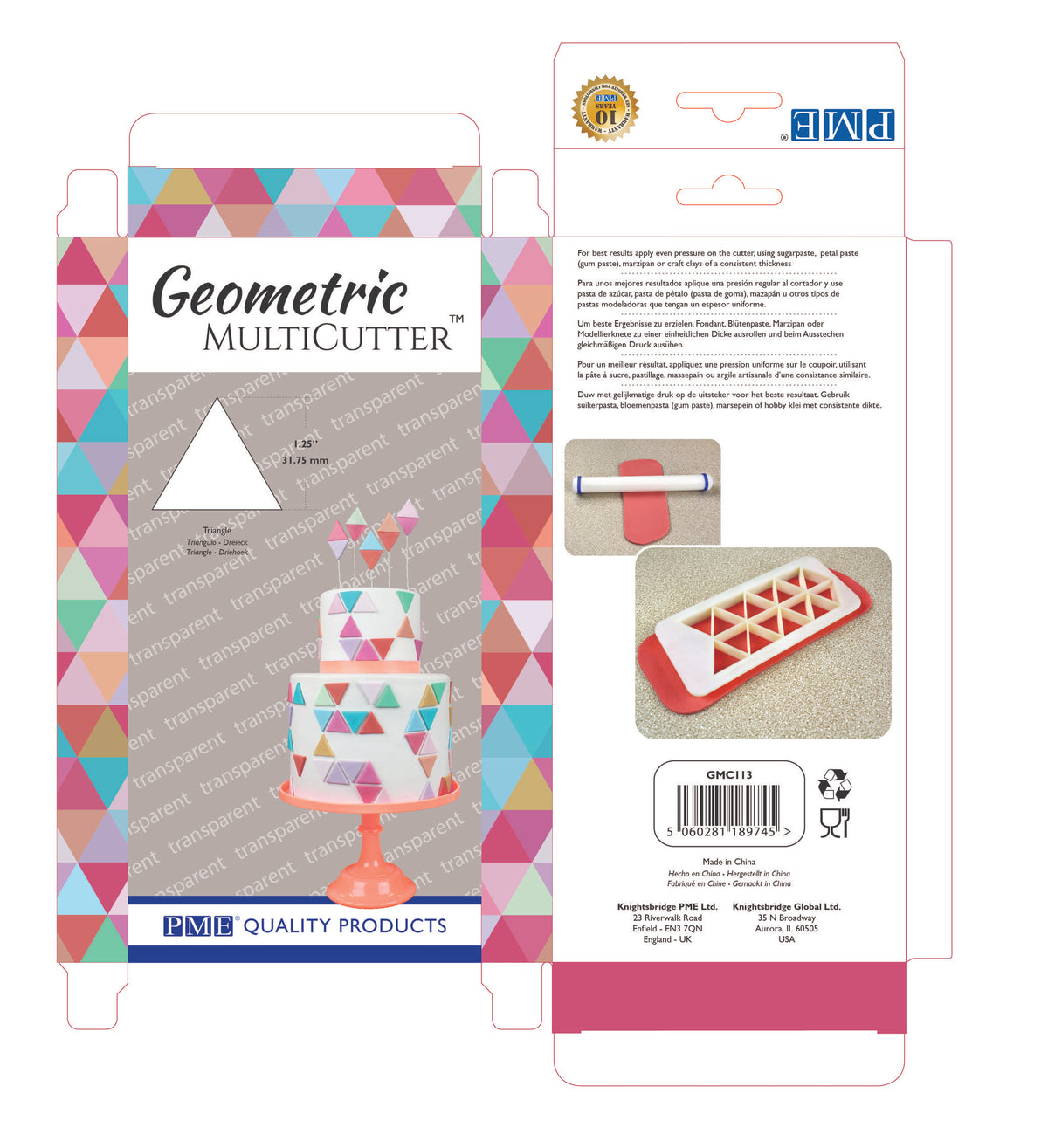 Large Triangle Geometric Multicutter