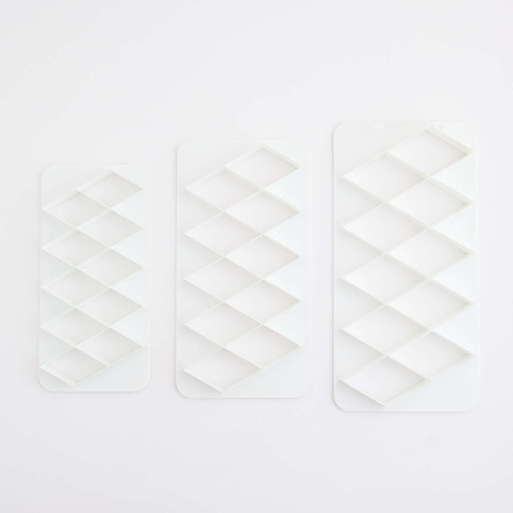 Geometrische Multisnijder - Diamant XL, Set van 3