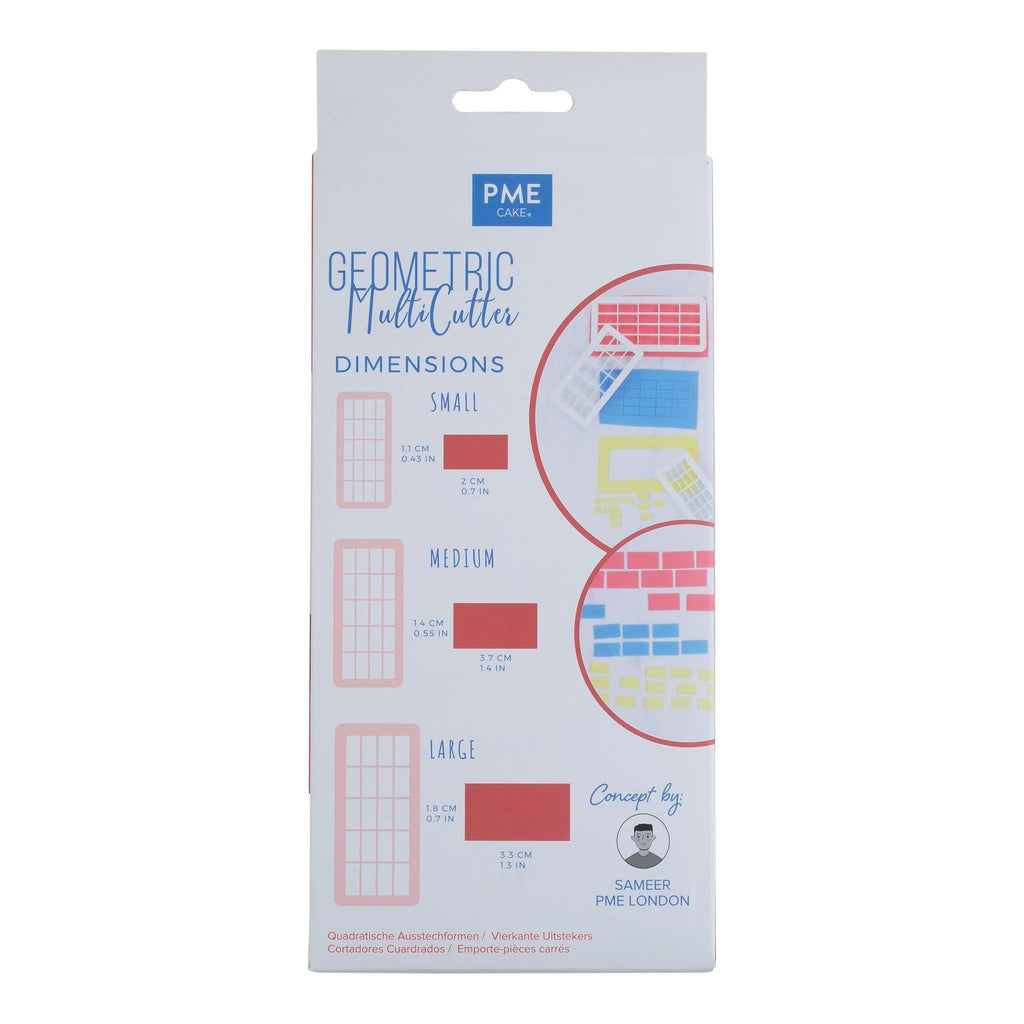 Geometrischer MultiCutter - Ziegel, Set aus 3 Stück