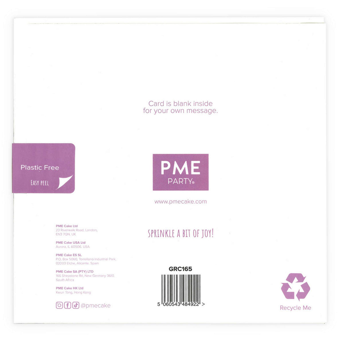 Carte de voeux 'Made with Love' Beige