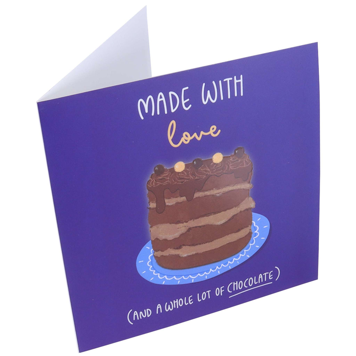 With love and chocolate' Carte de Voeux