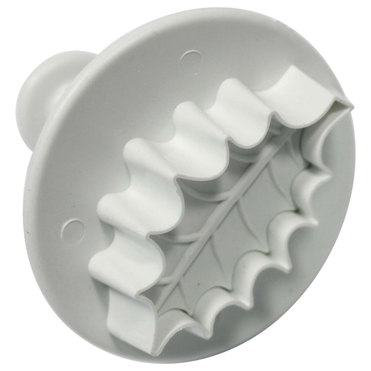 Medium Veined Holly Leaf Plunger Cutter (30mm)