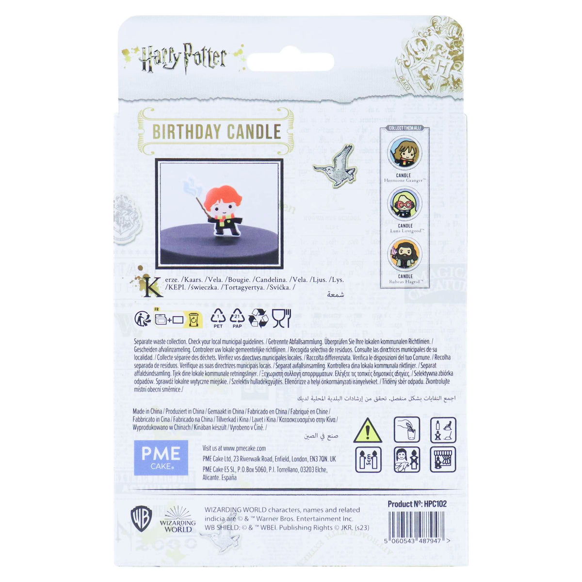 Harry Potter Bougie Personnage, Ron Weasley
