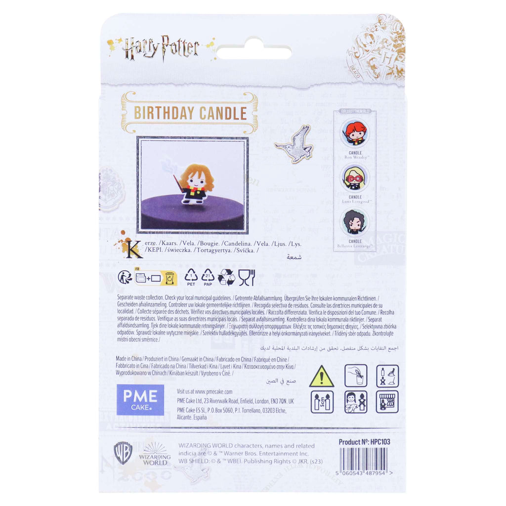 Hermione Granger Character Candle