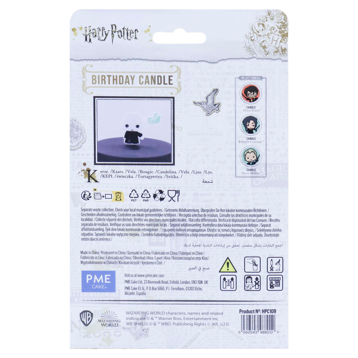 Harry Potter Bougie Personnage, Lord Voldemort