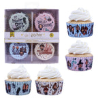 Harry Potter Cápsulas para Cupcakes Forradas de Aluminio, Set de 60, Hechizos