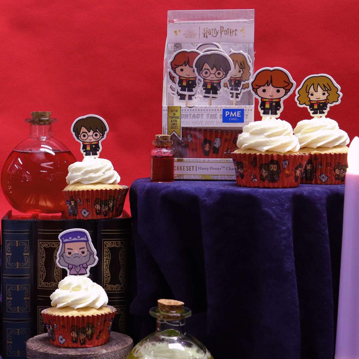 Harry Potter Characters Cupcake Set Of 24