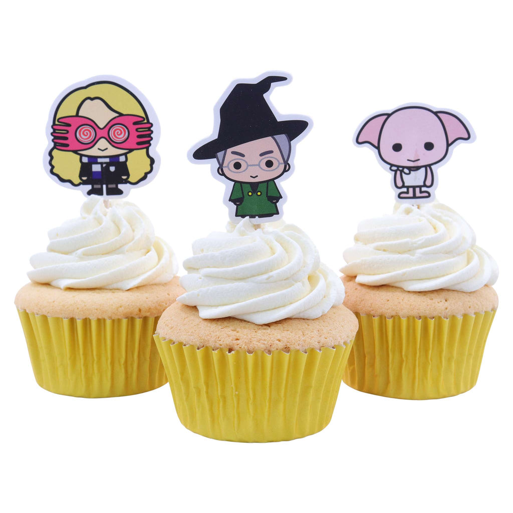 Harry Potter Toppers para Pasteles, Set de 15, Los Buenos Personajes