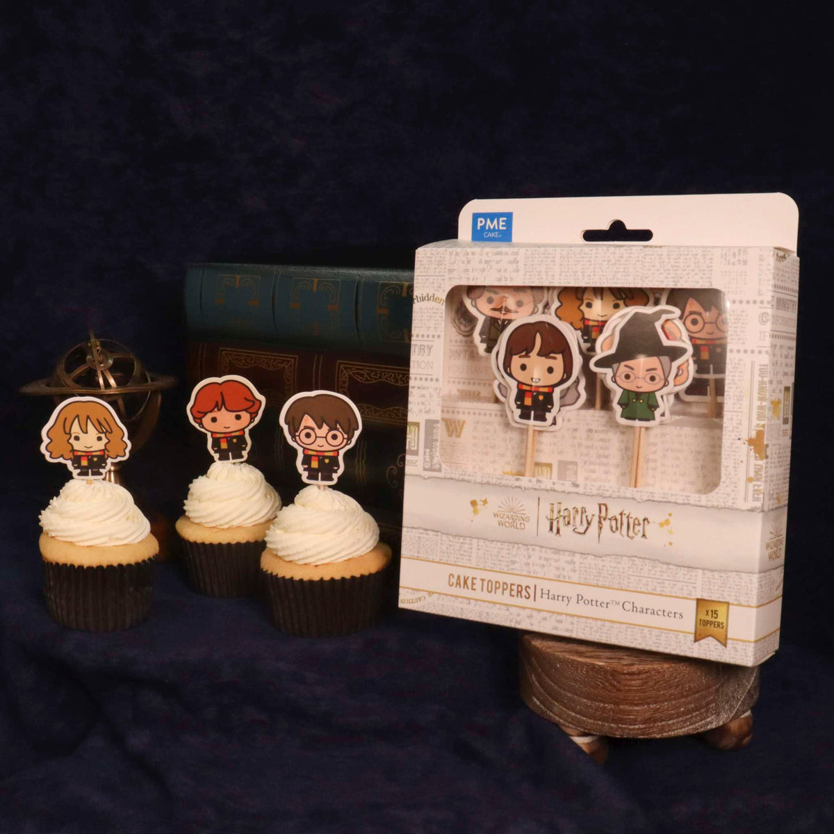 Harry Potter Toppers para Pasteles, Set de 15, Los Buenos Personajes