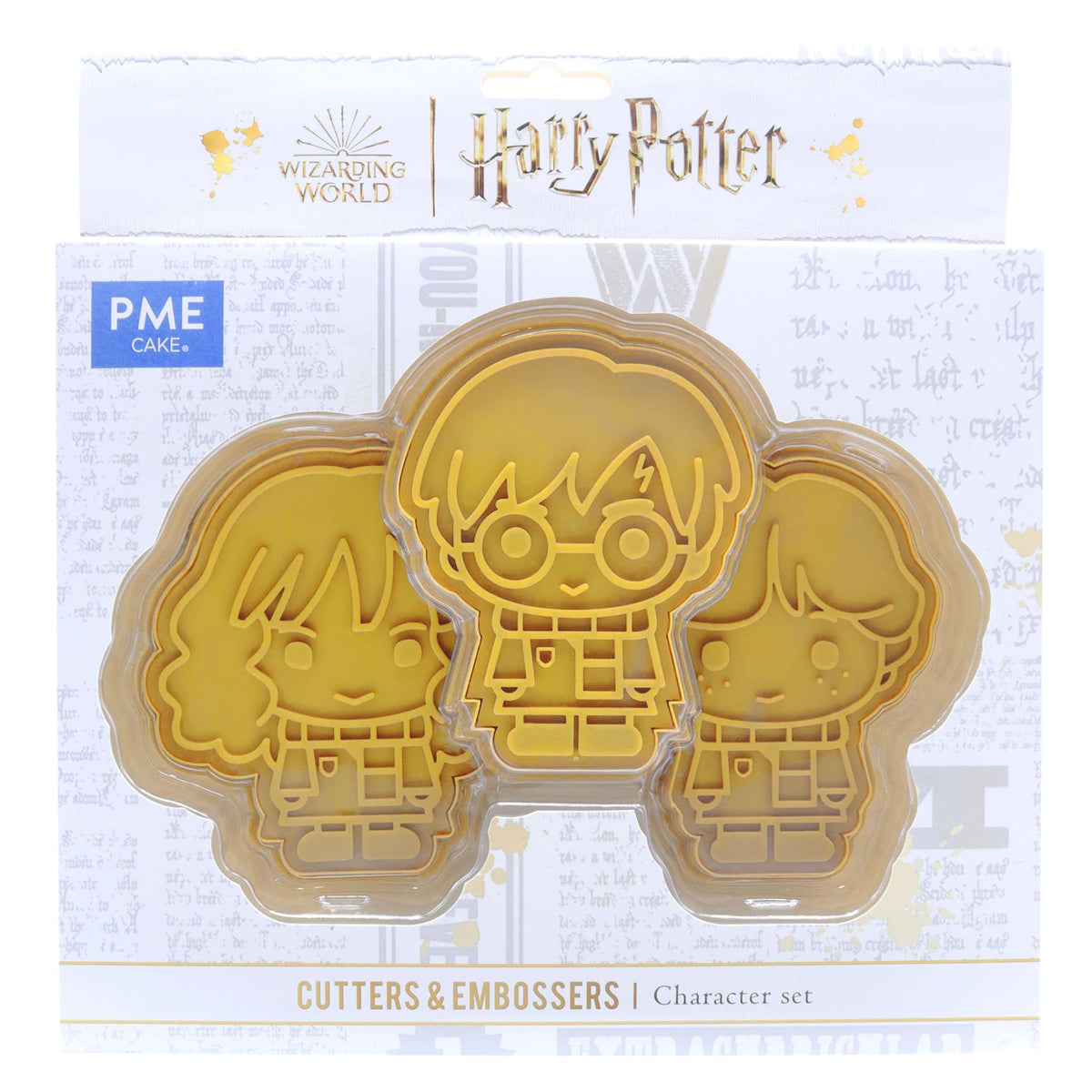 Harry Potter Coupeurs et Emporte-pièces (Set de 3), Harry, Ron & Hermione