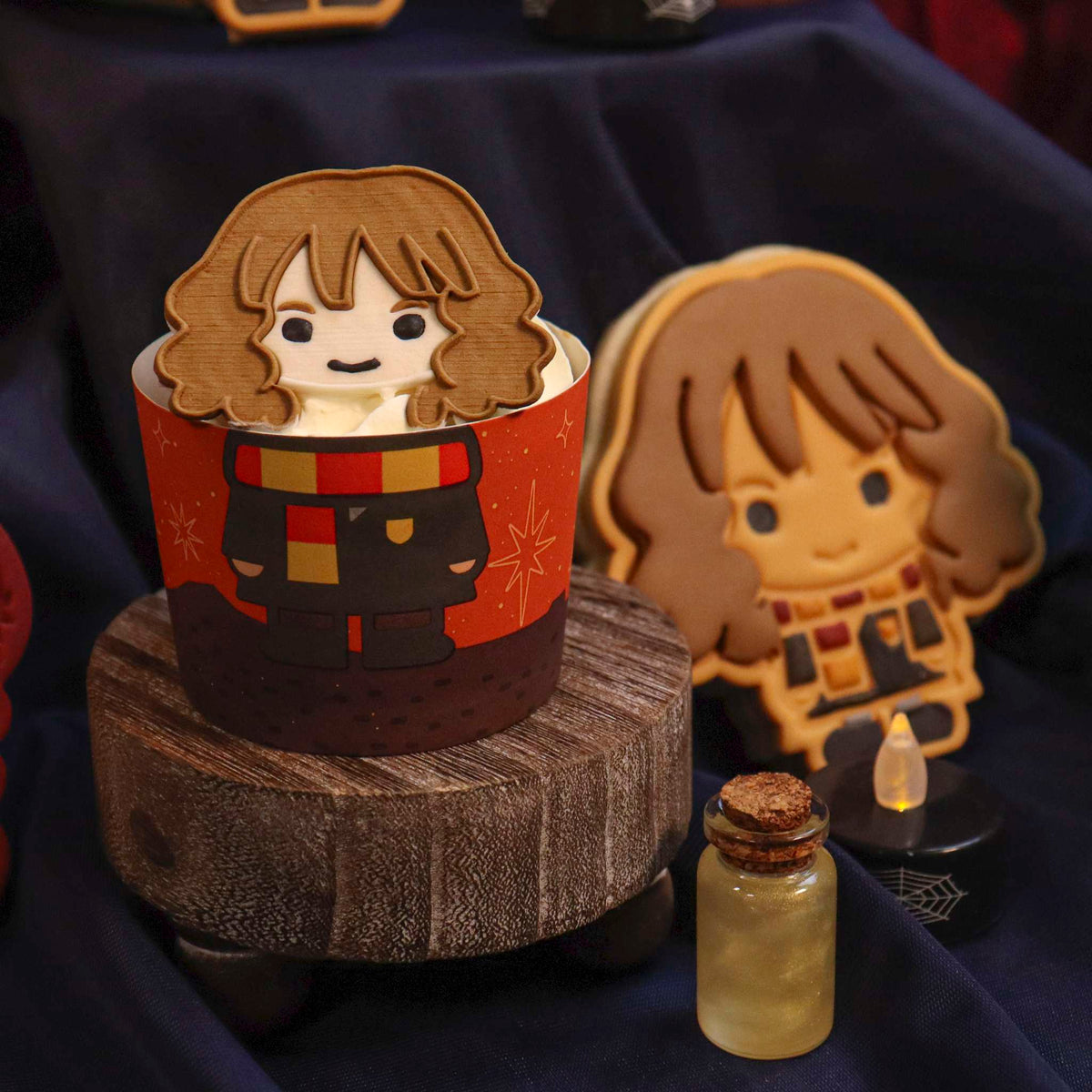 Harry Potter Cupcake Decoratie Kit met Harry, Ron & Hermione