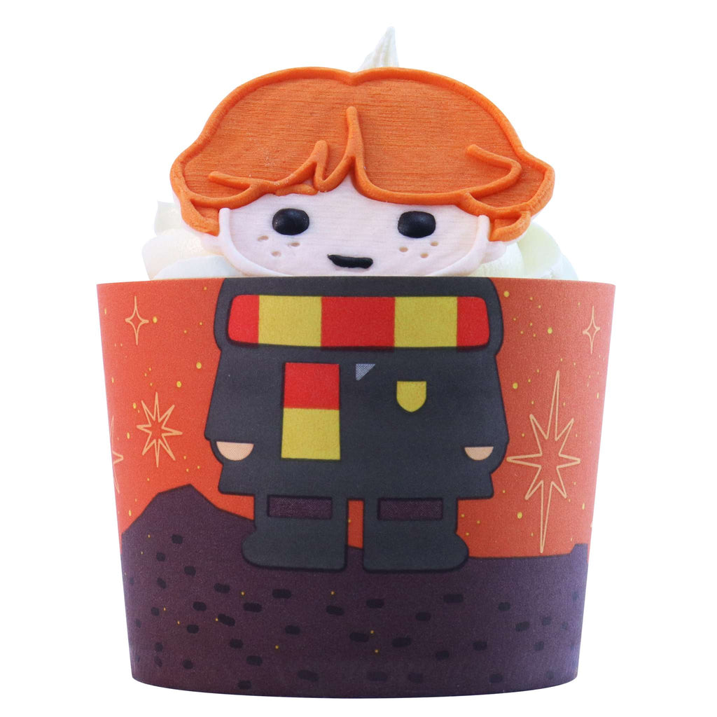 Harry Potter Cupcake Decoratie Kit met Harry, Ron & Hermione