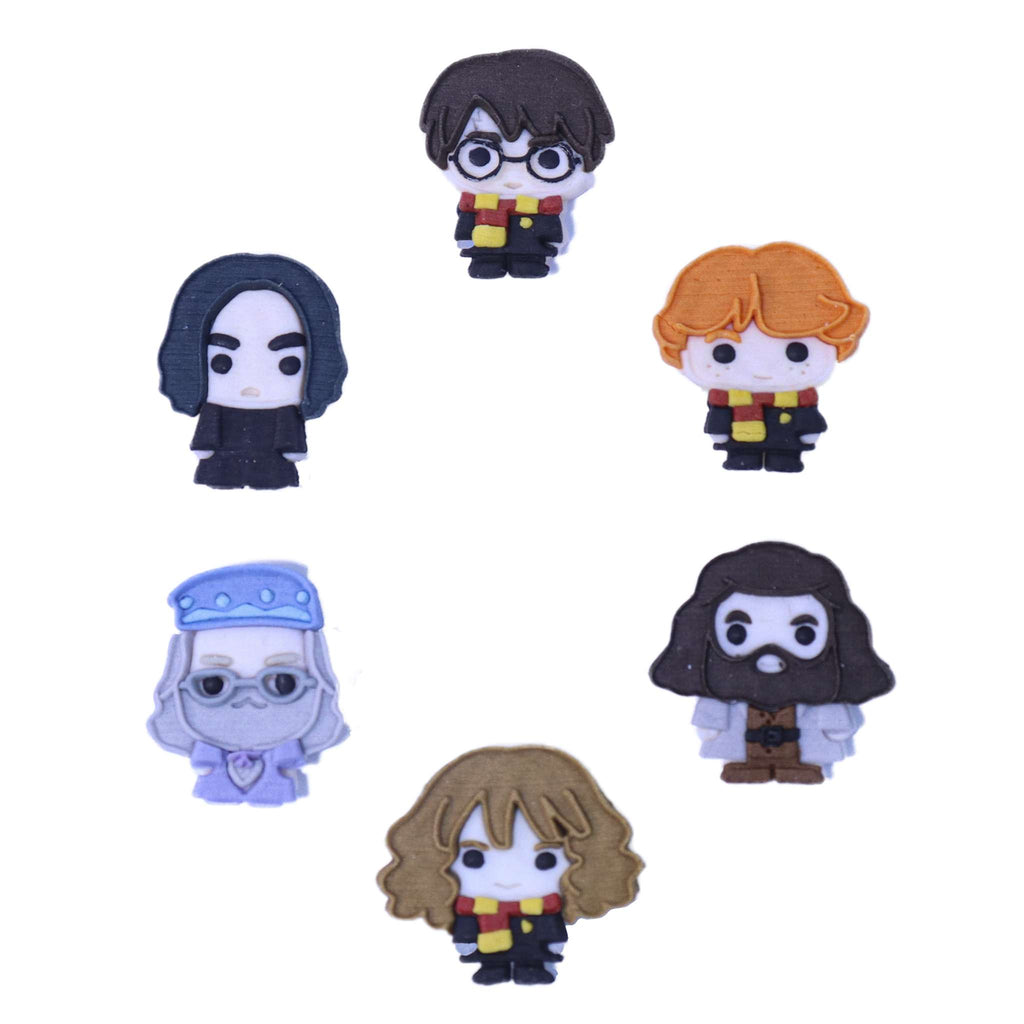 Harry Potter Eetbare Cupcake Toppers, 6 stuks, Karakters