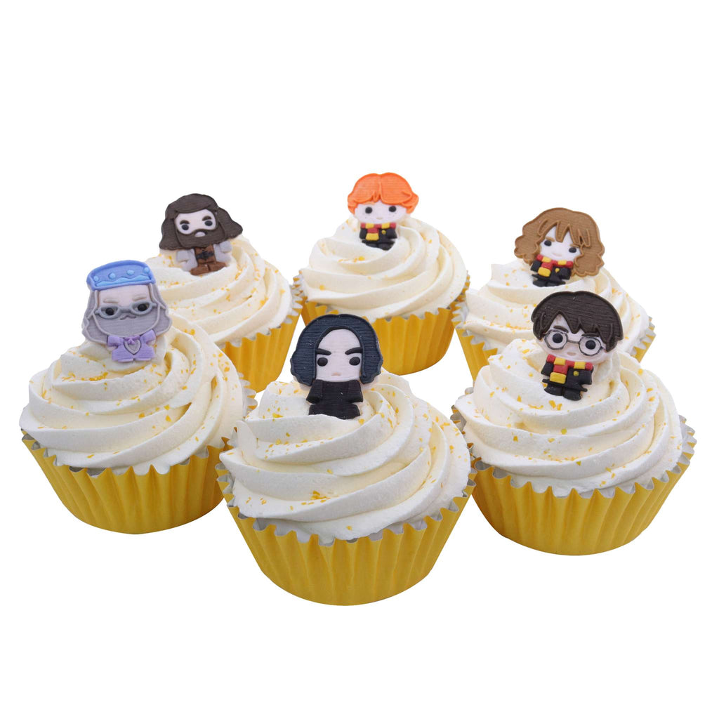 Harry Potter Eetbare Cupcake Toppers, 6 stuks, Karakters