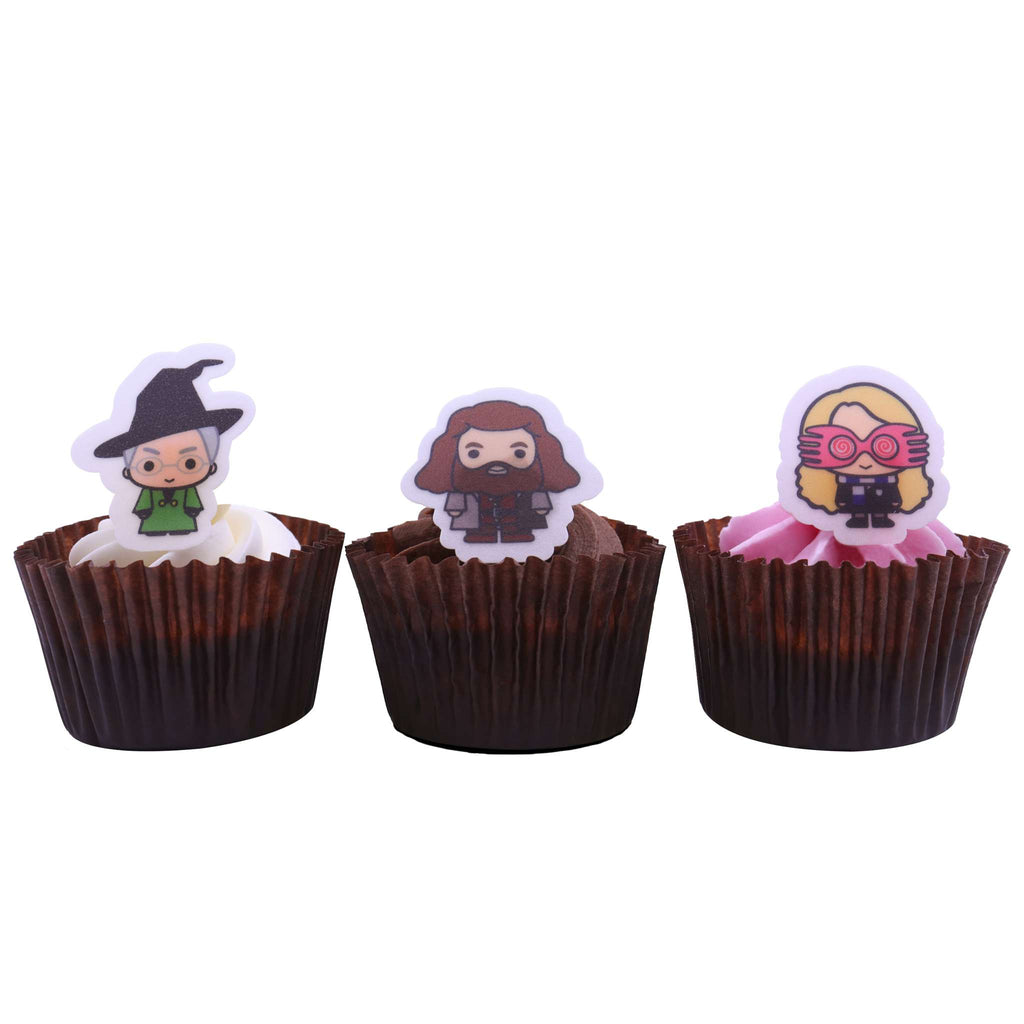 Harry Potter Characters Edible Cupcake Toppers Set Of 24  (24g)