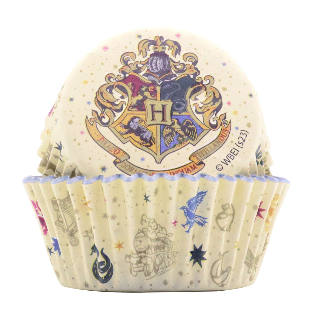 Harry Potter Cupcake vormpjes met Folievoering, 30 stuks, Hogwarts Hogeschool