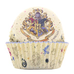 Harry Potter Cupcake vormpjes met Folievoering, 30 stuks, Hogwarts Hogeschool