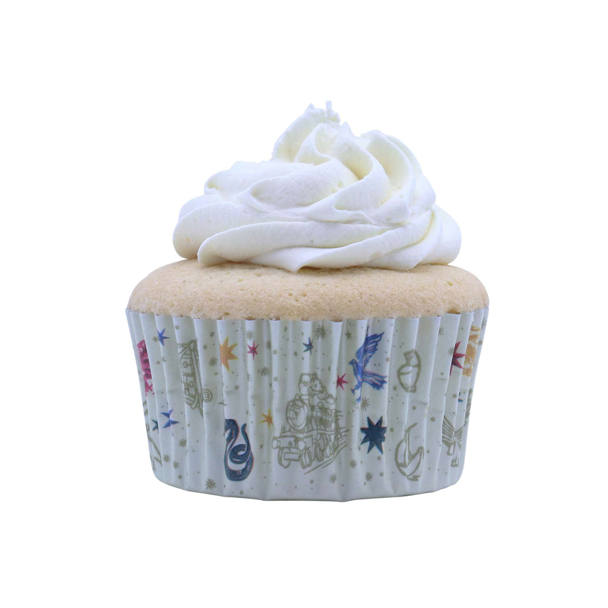 Harry Potter Cupcake vormpjes met Folievoering, 30 stuks, Hogwarts Hogeschool