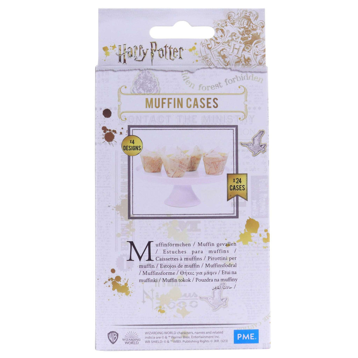 Harry Potter Tulipas para Muffins, Set de 24, Marauders Map