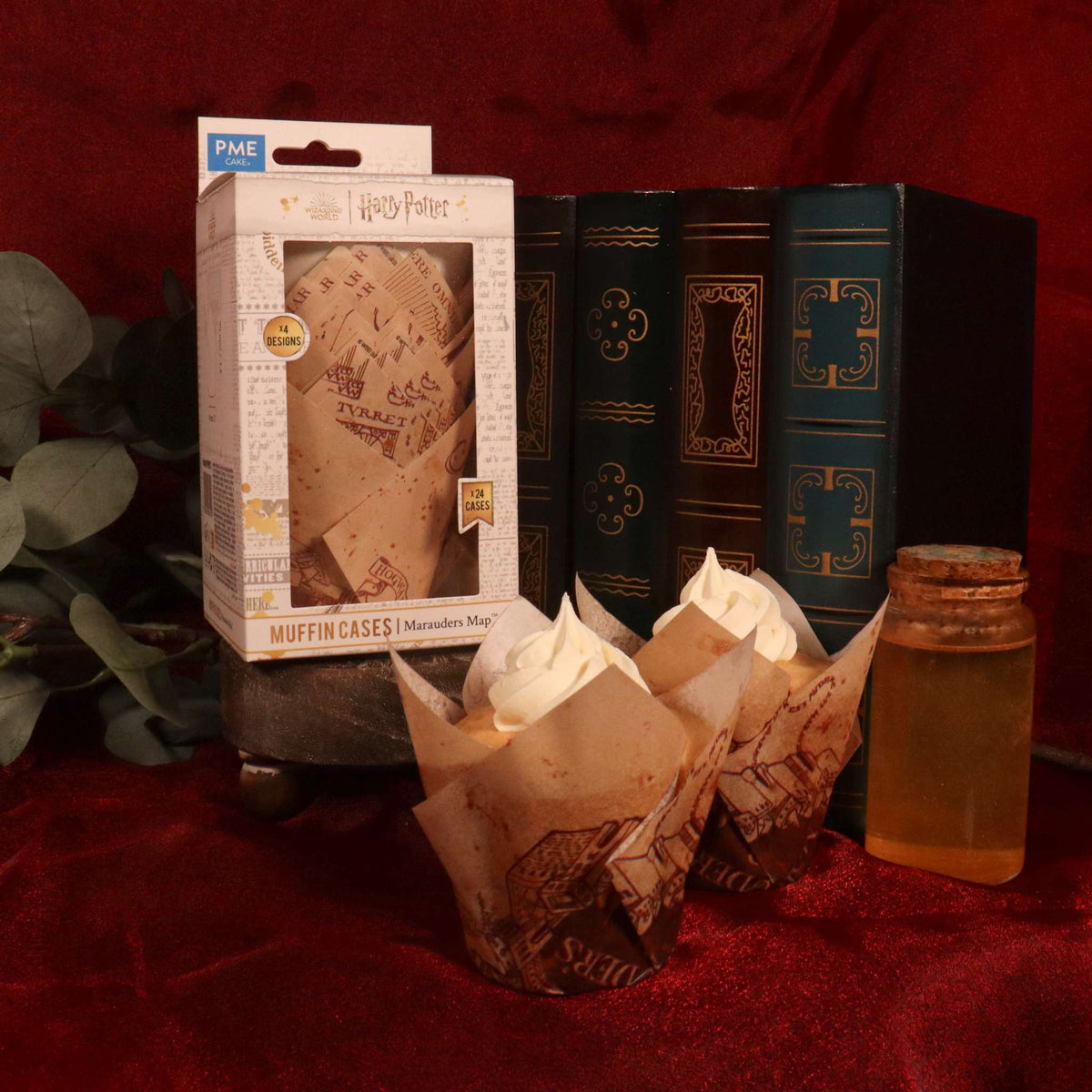 Harry Potter Tulipas para Muffins, Set de 24, Marauders Map